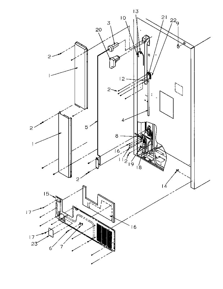 Cabinet back