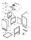 Main top and oven assembly