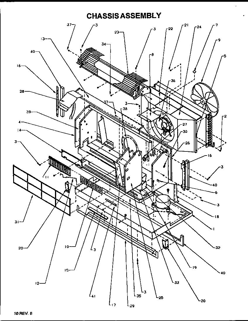 Chassis assembly (ptc07435j/p1169168r) (ptc09300j/p1169161r) (ptc09325j/p1169162r) (ptc09325jr/p1169326r) (ptc09335jft/p1169429r) (ptc09335jft/p1169430r) (ptc12325j/p1169163r) (ptc12335jc/p1169220r) (ptc12335jf/p1169427r) (ptc12335jr/p1169325r) (ptc12350j