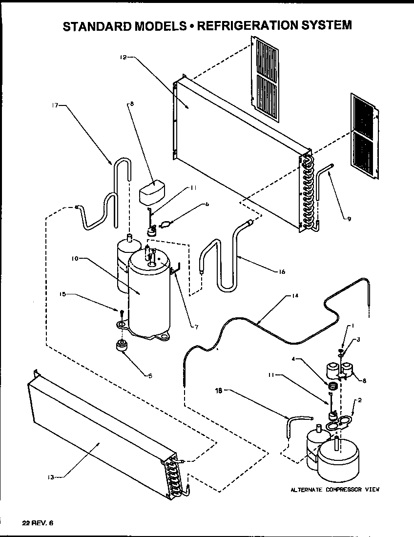 Refrigeration system (ptc07435j/p1169168r) (ptc09300j/p1169161r) (ptc09325j/p1169162r) (ptc09325jr/p1169326r) (ptc09335jft/p1169429r) (ptc09335jft/p1169430r) (ptc12325j/p1169163r) (ptc12400jp/p1169431r) (pth09325k/p1169169r)