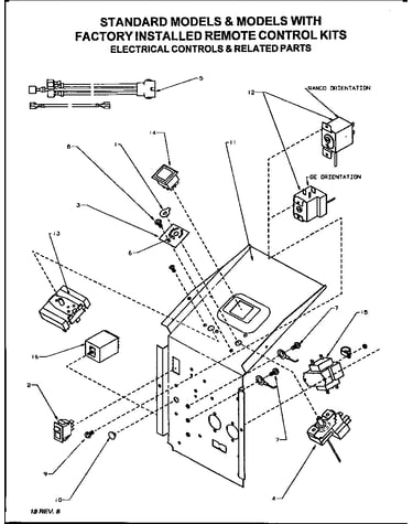 Electrical controls amd parts