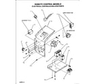 Amana PTC15300JT/P1169438R electrical controls amd parts (remote) diagram