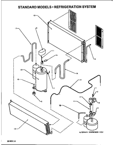 Refrigeration system (ptc07300jt/p1169435r) (ptc09300jt/p1169436r) (ptc09300jt/p1169439r) (ptc12300jt/p1169437r) (ptc12300jt/p1169440r)