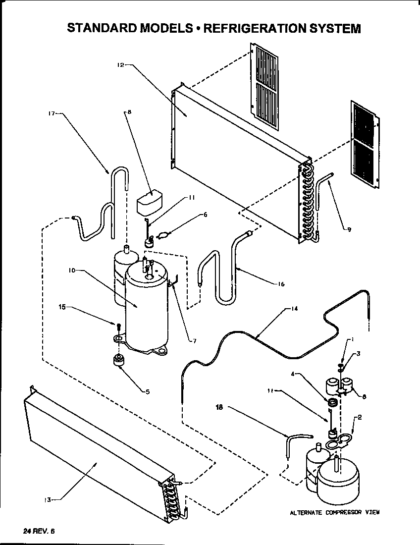 REFRIGERATION SYSTEM (PTC09300JT/P1169439R) (PTC12300JT/P1169437R) (PTC12300JT/P1169440R) (PTC15300JT/P1169438R) (PTH09325KF/P1169441R)