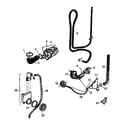 Amana ASU9000CBS-P1182609W wash/drain pump/pressure switch parts diagram