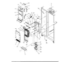 Amana 2599W-P1190419WW evaporator and air handling parts diagram