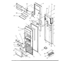 Amana SRDE327S3W-P1184903W refrigerator door diagram