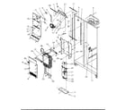 Amana SRDE327S3W-P1184903W evaporator and air handling diagram