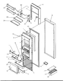 Refrigerator door