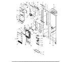 Amana SRD325S5L-P1199401WL evaporator and air handling diagram