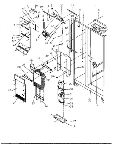 Evaporator and air handling