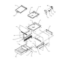 Amana TRI22S4-P1196301WL cabinet shelving diagram