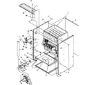 Amana GUX045X30B/P1207801F cabinet assembly diagram