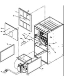 Cabinet assembly and blower mounting