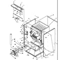 Amana GUD070X40B/P1208003F cabinet assembly diagram