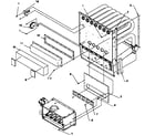 Amana GUD090X35B/P1208004F heat exchanger and manifold assembly diagram
