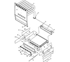 Amana GUD070X40B/P1208003F heat exchanger and recupe coil assembly diagram