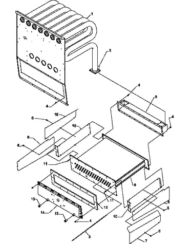 Heat exchanger and recupe coil assembly