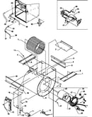 Blower assembly and drain tubes