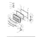 Amana TSI18A5-P1188201W freezer door diagram