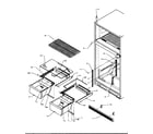 Amana TSI18A5-P1188201W cabinet shelving diagram