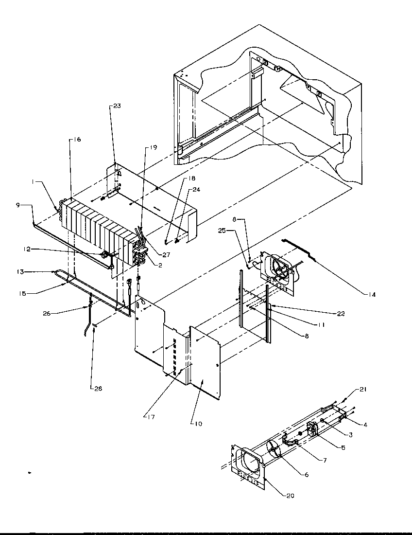Evaporator area