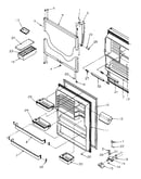 Refrigerator door