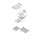Amana TA18S2L-P1194502WL cabinet shelving diagram