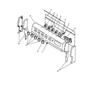 Amana ARR5200W-P1142688NW backguard assembly diagram