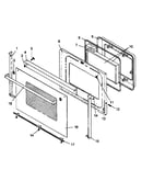 Oven door assembly