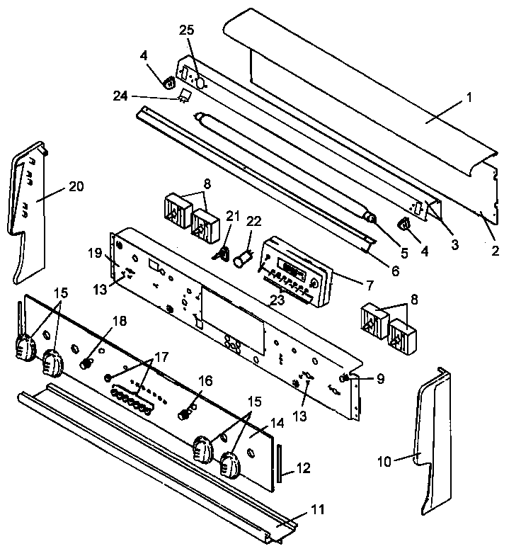 Backguard assembly