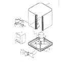 Amana RCC30A2A/P1172403C cabinet assembly diagram