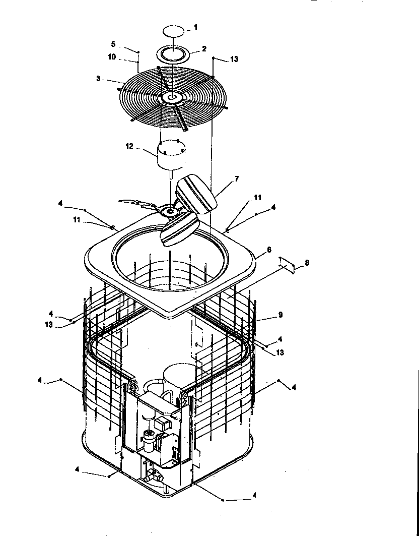 CABINET AND TOP ASSEMBLY (RCC18A2A/P1172401C) (RCC18A2B/P1172413C) (RCC24A2A/P1172402C) (RCC30A2A/P1172403C) (RCC36A2A/P1172404C) (RCC36A3A/P1172405C) (RCC42A2A/P1172407C) (RCC42A2B/P1172414C) (RCC48A2A/P1172408C) (RCC48A2B/P1172415C) (RCC48A3B/P1172416C)