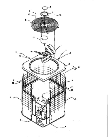 Cabinet and top assembly (rcc18a2a/p1172401c) (rcc18a2b/p1172413c) (rcc24a2a/p1172402c) (rcc30a2a/p1172403c) (rcc36a2a/p1172404c) (rcc36a3a/p1172405c) (rcc42a2a/p1172407c) (rcc42a2b/p1172414c) (rcc48a2a/p1172408c) (rcc48a2b/p1172415c) (rcc48a3b/p1172416c)