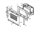 Amana ARR626WW-P1142678NWW oven door diagram