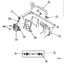 Inlet hose, fill hose, mixing valve mounting bracket (awm270w2/pawm270w2)
