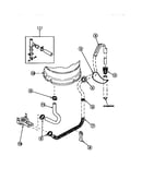 Drain hose and siphon break (awm270w2/pawm270w2)
