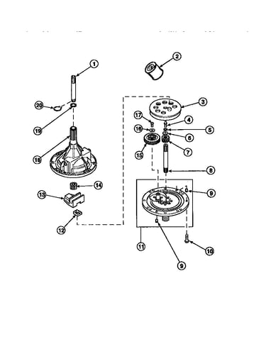 34526p transmission assembly (awm270w2/pawm270w2)
