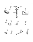 Power cord and terminals (awm270w2/pawm270w2)