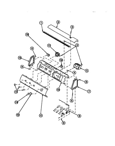 Graphic panel, control mounting plate and controls (cw4202w2/pcw4202w2b) (cw8202w2/pcw8202w2b) (cw8203w2/pcw8203w2b) (cw8413w2/pcw8413w2b) (lw2001w2/plw2001w2b) (lw2501l2/plw2501l2b) (lw2501w2/plw2501w2b) (lw3502l2/plw3502l2b) (lw3502w2/plw3502w2b) (lw350