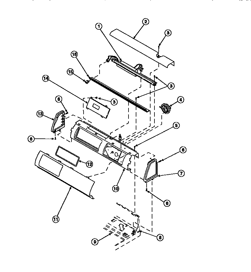 Graphic panel, control mounting plate and controls (cw4202w2/pcw4202w2b) (cw8202w2/pcw8202w2b) (cw8203w2/pcw8203w2b) (cw8413w2/pcw8413w2b) (lw2001w2/plw2001w2b) (lw2501l2/plw2501l2b) (lw2501w2/plw2501w2b) (lw3502l2/plw3502l2b) (lw3502w2/plw3502w2b) (lw350