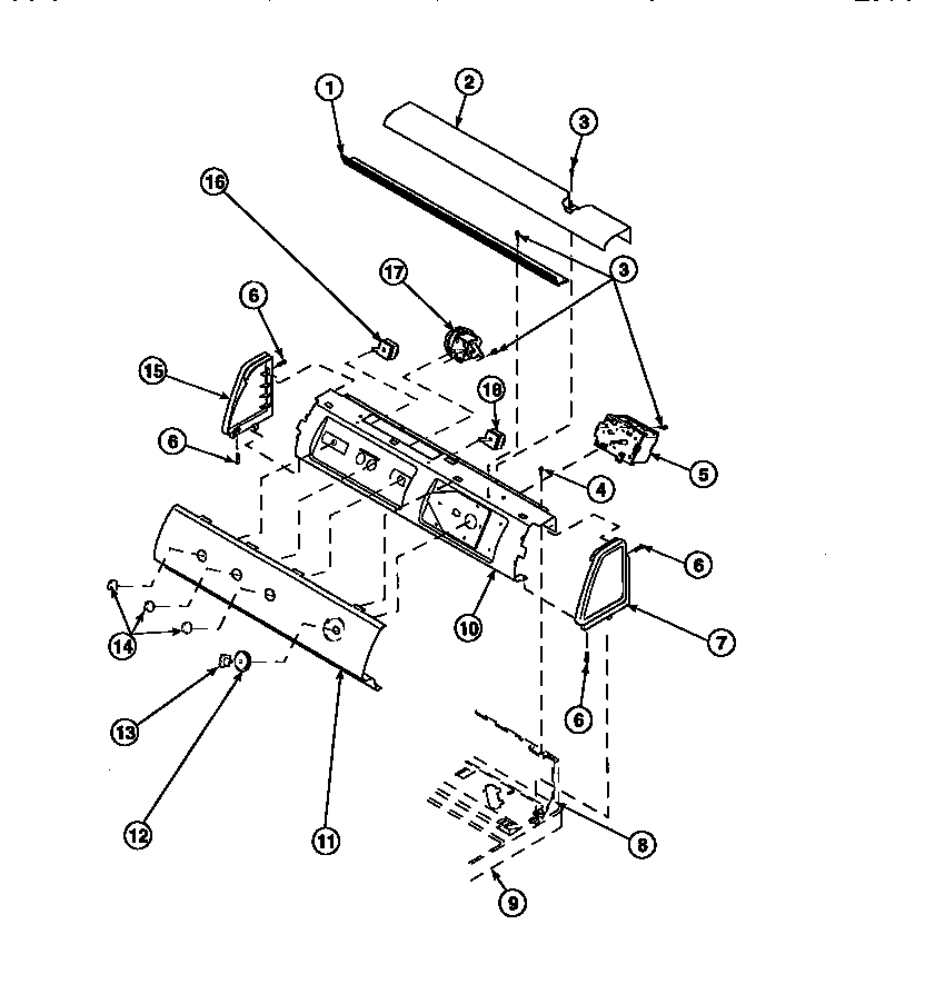 Graphic panel, control mounting plate and controls (cw4202w2/pcw4202w2b) (cw8202w2/pcw8202w2b) (cw8203w2/pcw8203w2b) (cw8413w2/pcw8413w2b) (lw2001w2/plw2001w2b) (lw2501l2/plw2501l2b) (lw2501w2/plw2501w2b) (lw3502l2/plw3502l2b) (lw3502w2/plw3502w2b) (lw350