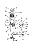 Motor, mounting bracket, belt, pump and idler assembly (cw4202w2/pcw4202w2b) (cw8202w2/pcw8202w2b) (cw8203w2/pcw8203w2b) (cw8413w2/pcw8413w2b) (lw2001w2/plw2001w2b) (lw2501l2/plw2501l2b) (lw2501w2/plw2501w2b) (lw3502l2/plw3502l2b) (lw3502w2/plw3502w2b) (l