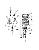Agitator, drive bell, seal kit, washtub and hub (cw4202w2/pcw4202w2b) (cw8202w2/pcw8202w2b) (cw8203w2/pcw8203w2b) (cw8413w2/pcw8413w2b) (lw2001w2/plw2001w2b) (lw2501l2/plw2501l2b) (lw2501w2/plw2501w2b) (lw3502l2/plw3502l2b) (lw3502w2/plw3502w2b) (lw3503l2