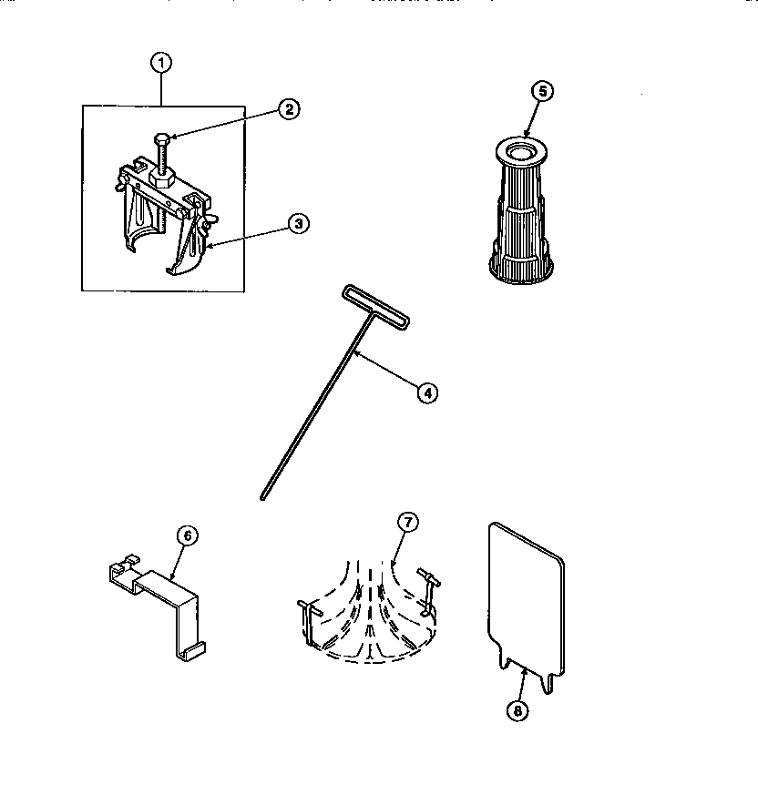Special tools (cw4202w2/pcw4202w2b) (cw8202w2/pcw8202w2b) (cw8203w2/pcw8203w2b) (cw8413w2/pcw8413w2b) (lw2001w2/plw2001w2b) (lw2501l2/plw2501l2b) (lw2501w2/plw2501w2b) (lw3502l2/plw3502l2b) (lw3502w2/plw3502w2b) (lw3503l2/plw3503l2b) (lw3503w2/plw3503w2b)
