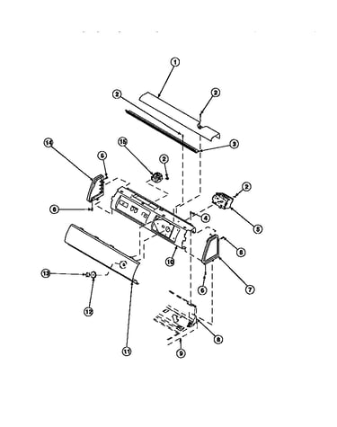 Graphic panel, control mounting plate and controls (lw8203w2/plw8203w2b) (lw8252l2/plw8252l2b) (lw8252w2/plw8252w2b) (lw8303l2/plw8303l2b) (lw8303w2/plw8303w2b) (lw8312l2/plw8312l2b) (lw8312w2/plw8312w2b) (lw8413l2/plw8413l2b) (lw8413w2/plw8413w2b) (lw920
