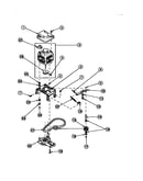 Motor, mounting bracket, belt, pump and idler assembly (lw8203w2/plw8203w2b) (lw8252l2/plw8252l2b) (lw8252w2/plw8252w2b) (lw8303l2/plw8303l2b) (lw8303w2/plw8303w2b) (lw8312l2/plw8312l2b) (lw8312w2/plw8312w2b) (lw8413l2/plw8413l2b) (lw8413w2/plw8413w2b) (l