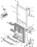 Refrigerator door