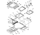Amana TP19AW-P1300602WW cabinet shelving diagram