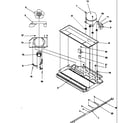 Amana GTW21B2W-P1192903WW compressor compartment diagram
